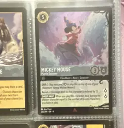 Disney Lorcana TCG Mickey Mouse - Playful Sorcerer 225/204 Cold Foil EN - Image 1