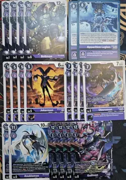 Digimon TCG Violet Inboots Necromon Liberator Ghost Deck + 80 Extra Cards - Image 3