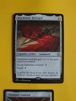 Chromatic LAntern & Blakeblade reforged. artifact x2 MTG Card rare . - Image 3
