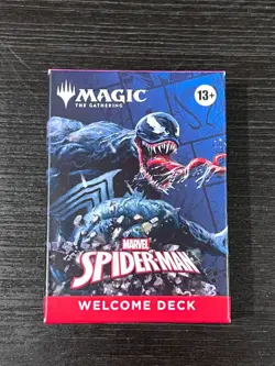 SDCC 2025 Exclusive Magic: The Gathering Marvel SPIDER-MAN Welcome Deck VENOM - Image 1