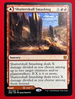 MTG Foil 1X Shatterskull Smashing X1 Zendikar Rising Magic - NM - Image 1