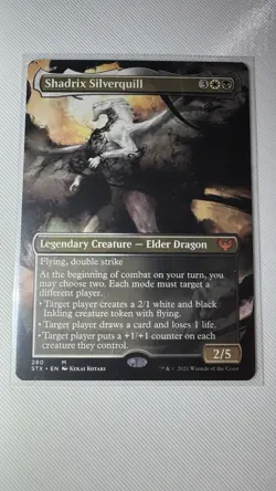 Shadrix Silverquill (Borderless) Strixhaven: School of Mages Regular - Image 1