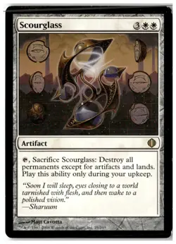 MTG Scourglass - Shards of Alara Moderately Played English - Image 1