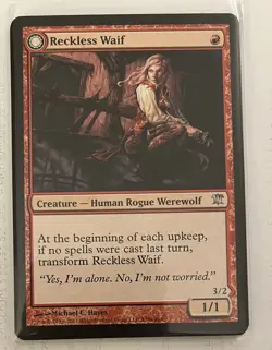 MTG Reckless Waif/Merciless Predator x4 Innistrad 159a/264 Regular Uncommon NM - Image 1