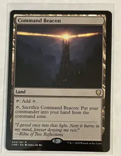 MTG Command Beacon NM Commander Legends rare land 349 NM - Image 1