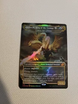 Ghidorah, King of the Cosmos Ikoria: Lair of Behemoths FOIL Lightly Played MTG - Image 1