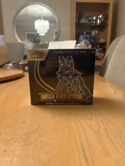 Pokemon TCG Mega Evolutions Lucario Elite Trainer Box ETB New Sealed - Image 1