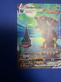 Umbreon VMAX Alt Art Secret Rare Holo Evolving Skies 215/203 EN 2021 - Image 5