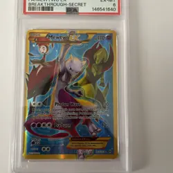 2015 Pokemon XY BREAKthrough #163 Mewtwo EX PSA 6 - Image 2