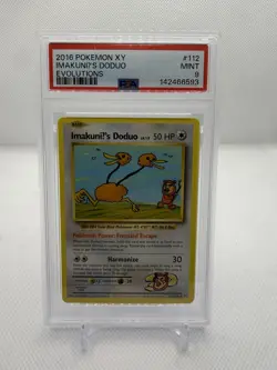 2016 Pokemon XY Evolutions Imakuni's Doduo #112 PSA 9 MINT - Image 1