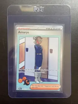 Pokemon Amarys 170/131 Sv: Prismatic Evolutions Holo Illustration Rare Trainer - Image 1
