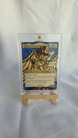 MTG Alter Hand Painted: Hinata Dawn Crowned - Seiya Zodiac Warriors - Image 4