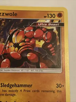 Buzzwole 77/131 Rare Forbidden Light Pokemon - Image 4