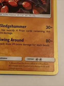 Buzzwole 77/131 Rare Forbidden Light Pokemon - Image 5