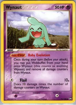 Wynaut 70/108 Common Power Keepers Pokemon Lightly Played - Image 1
