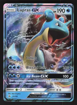 Lapras GX 35/149 Pokemon TCG SM Base Set NM - Image 1