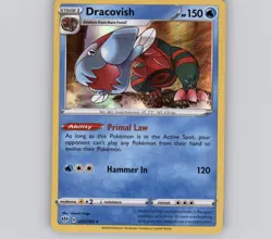 Dracovish 053/189 Holo R Darkness Ablaze NM Pokemon - Image 1