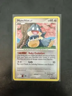 Munchlax Lv. 7 68/100 Common Majestic Dawn Pokemon LP+ - Image 1