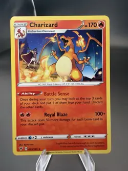 Pokemon Charizard #025/185 English Vivid Voltage Non-holo - Image 1