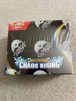 Pokemon Center Chaos Rising ME04 Booster Display Box *New Sealed* (36 Packs) - Image 1