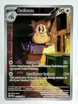 Raticate 099/088: Perfect Order Illustration Rare Full Art - NM Pokemon - Image 1