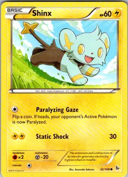 Shinx Flashfire 32/106 Common Pokemon Near Mint - Image 1