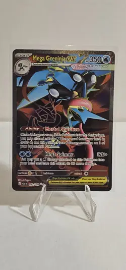 Mega Greninja ex 100/086 Full Art Ultra Rare Chaos Rising Pokemon English NM - Image 1