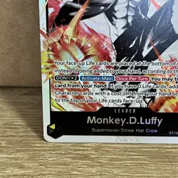 ONE PIECE TCG | MONKEY D. LUFFY LEADER Alt Art | The Three Brothers Starter Deck - Image 4