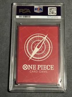 Bandai One Piece Shanks Leader OP09-001 2025 PSA Magazine Promo EN Foil PSA 10 - Image 2