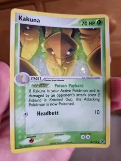 Kakuna 36/112 EX FireRed & LeafGreen Reverse Holo Pokemon Card MP+ - Image 1