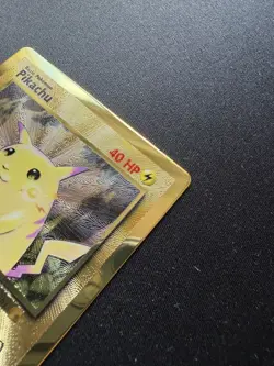 Pokemon TCG Celebrations UPC Gold Metal Pikachu Card 58/102 - Image 5