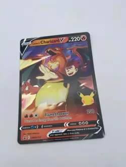 Pokemon Card Lance's Charizard V SWSH133 - Mint Condition - Jumbo Card - Image 1