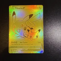 Pokemon Card Pikachu V SWSH145 25th Anniversary Set Promo Celebrations - Image 1