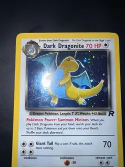 Pokemon Card English Dark Dragonite 5/82 Team Rocket Wizards LP - Image 4