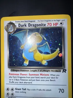 Pokemon Card English Dark Dragonite 5/82 Team Rocket Wizards LP - Image 5