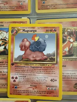 Pokemon Neo Revelation 1st Edition Uncommon Card Magcargo 33/64 - Image 1