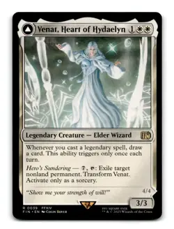 Venat, Heart of Hydaelyn 39 Rare FINAL FANTASY Magic: The Gathering NM/M ~23593 - Image 1