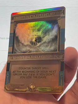 1X FOIL Pact of Negation MASTERPIECE MINT MTG Magic Amonkhet Invocation MPS EDH - Image 2