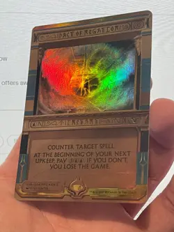 1X FOIL Pact of Negation MASTERPIECE MINT MTG Magic Amonkhet Invocation MPS EDH - Image 3