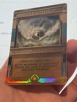 1X FOIL Pact of Negation MASTERPIECE MINT MTG Magic Amonkhet Invocation MPS EDH - Image 4