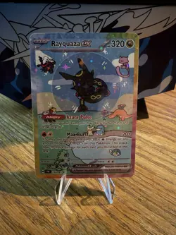 BUBBLE SHINY RAYQUAZA EX POKEMON CARD - * FAN ART * MEW FRIENDS - Image 1