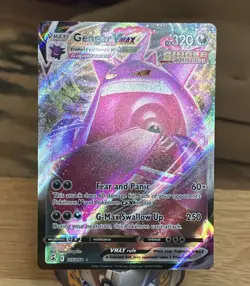 Pokemon TCG Gengar VMAX Alternate Art Fusion Strike Near Mint Condition - Image 1
