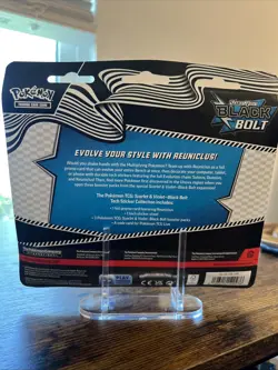 Pokemon Black Bolt SV10.5 3-Pack Tech Sticker Collection - Image 2