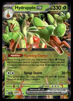 Hydrapple ex 14/142 Double Rare Stellar Crown Pokemon Holo NM - Image 1