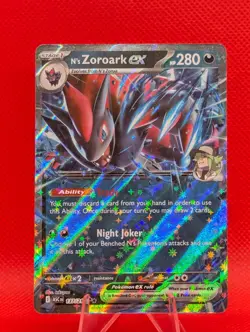 N'S ZOROARK EX 137/217 ME: ASCENDED HEROES POKEMON NM/M N'S ZOROARK EX - Image 1
