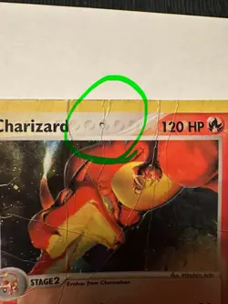 Pokemon Charizard 100/97 EX Dragon Secret Rare Holo 2003 English 120 HP DAMAGED - Image 2