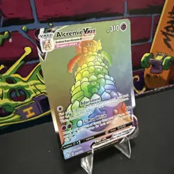 Alcremie VMAX 073/072 Rainbow Rare Shining Fates Pokemon NM - Image 2