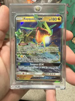 Pokemon TCG Rayquaza GX UR Celestial Storm Card 109/168 NM Gradable X2 - Image 1