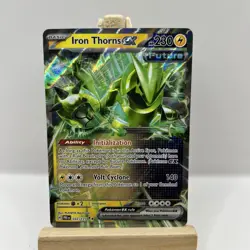 Iron Thorns ex 032/131SV: Prismatic Evolutions Double Rare Pokemon Card NM - Image 1