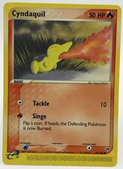 Pokemon TCG - Cyndaquil 59/100 Sandstorm Regular - 2003 - NM - Image 1
